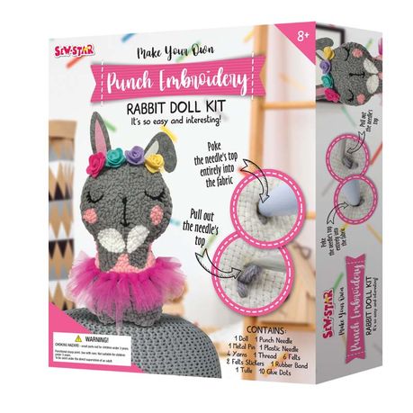 Sew Star Make Your Own Stuffed Rabbit Doll (Boxed)