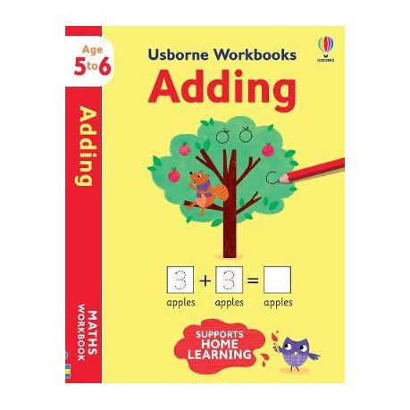 Usborne Workbooks - Adding Maths Workbook (5-6y)