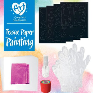 Sew Star DIY Tissue Paper Painting Art Kit (Boxed)