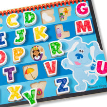 Load image into Gallery viewer, Blues Clues Wooden Chunky Puzzle (Alphabet) 26pc
