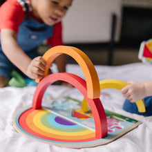 Load image into Gallery viewer, Blues Clues Rainbow Stacker Puzzle 9pc
