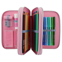 Load image into Gallery viewer, Top Model Triple Filled Pencil Case Ice World