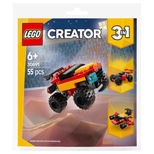 Load image into Gallery viewer, 30691 Mini Convertible Monster Truck Creator (Bag)