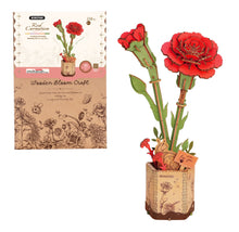 Load image into Gallery viewer, Puzzle 3D Red Carnation (Wooden)