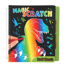 Load image into Gallery viewer, Dino World Magic Scratch Book