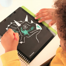 Load image into Gallery viewer, Dino World Magic Scratch Book