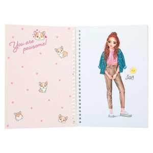 Top Model Pocket Colouring Book