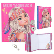 Load image into Gallery viewer, Top Model Diary with Padlock Design (Happy Day)
