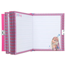 Load image into Gallery viewer, Top Model Diary with Padlock Design (Happy Day)