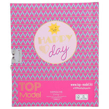 Load image into Gallery viewer, Top Model Diary with Padlock Design (Happy Day)