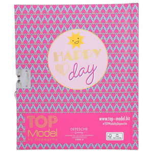 Top Model Diary with Padlock Design (Happy Day)