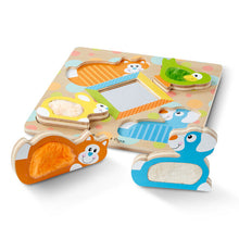 Load image into Gallery viewer, Peek-a-boo Touch &amp; Feel Puzzle
