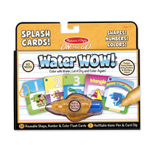 Load image into Gallery viewer, Water Wow  Splash Cards Shapes, Colours, Numbers