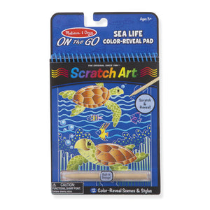 Sealife Colour Reveal Scratch Art Pad