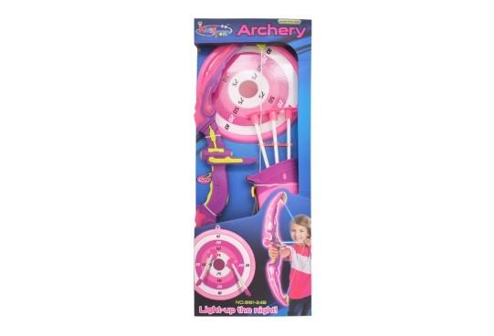 Pink Archery Set With Target