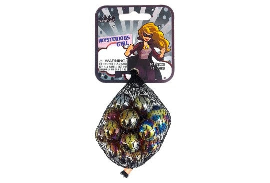 Marbles - Mysterious Girl 20x16mm; 1x25mm