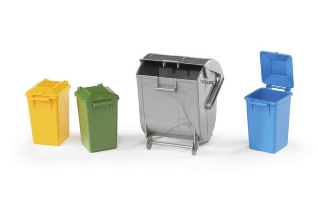 Garbage Can Set Accessories Bruder