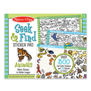 Seek & Find Sticker Pad Animals