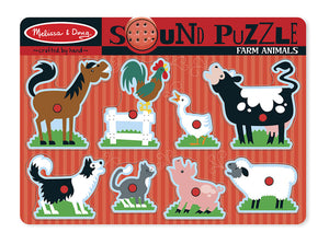Farm Animals Sound Puzzle