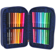 Load image into Gallery viewer, Monster Cars Triple Filled Pencil Case - LED