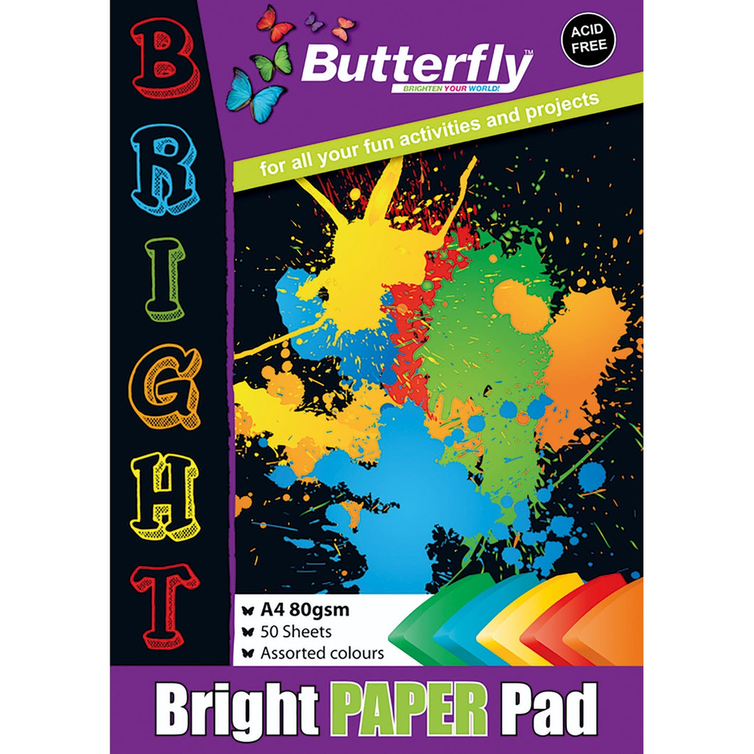 Bright Paper Pads 80gsm 50pg