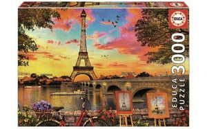 Puzzle 3000pc Sunset In Paris