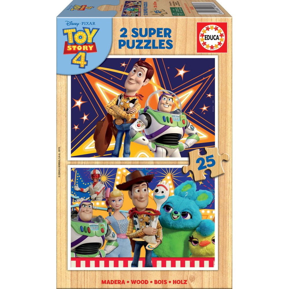 Puzzle 2 x 25pc Toy Story 4