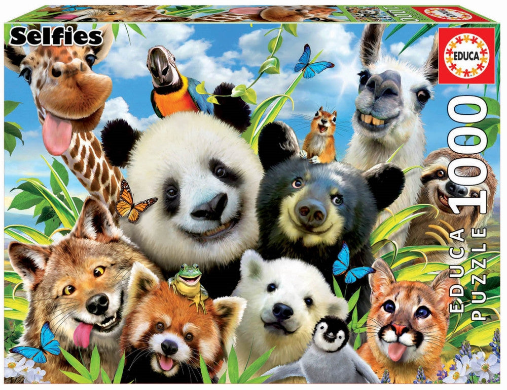 Puzzle 1000pc Llama Drama Selfie