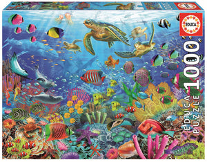 Puzzle 1000pc Tropical Fantasy Turtles