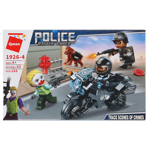 Police Battle Force/Trace Scenes Of Crimes 165pc