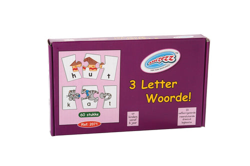 Puzzle 3 Letter woorde cut