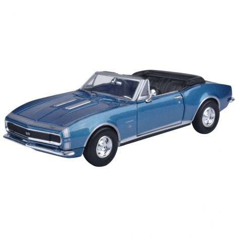 Chevy Camaro SS Convertible Metalic Blue 1967 (scale 1 : 24)