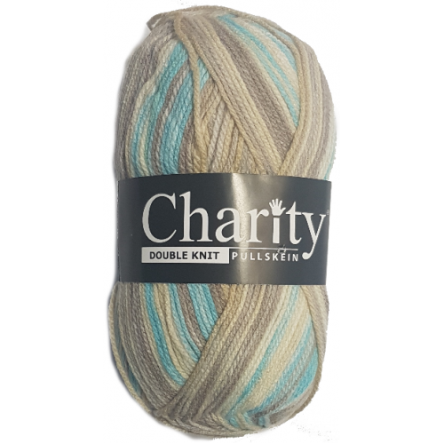 Charity Wool Double Knit Saw Dust Print 5 x 100g