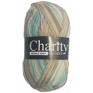 Charity Wool Double Knit Saw Dust Print 5 x 100g