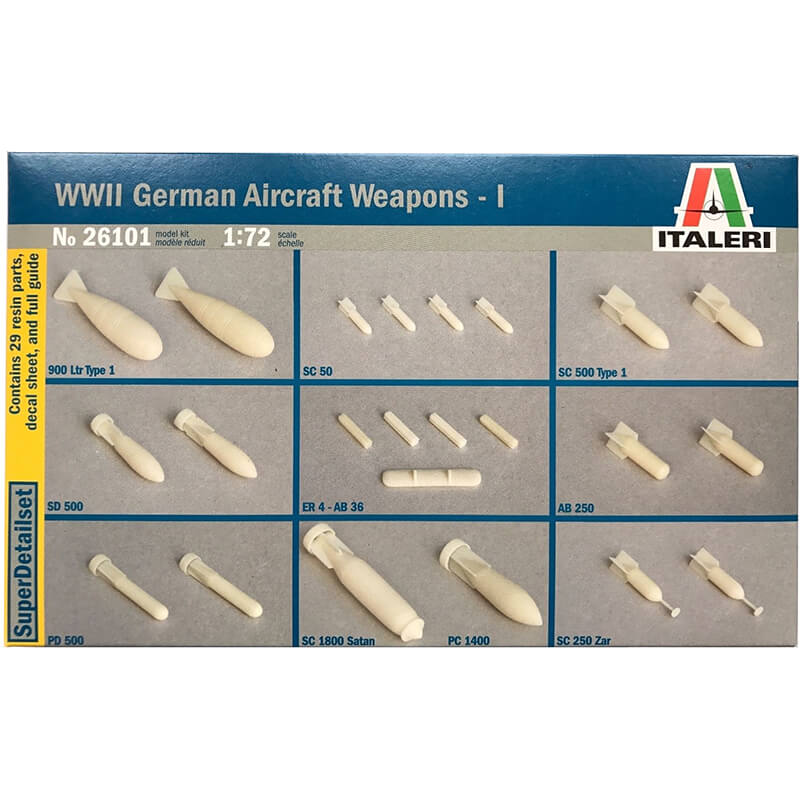 1/72 WWII German Aircraft Weapons I