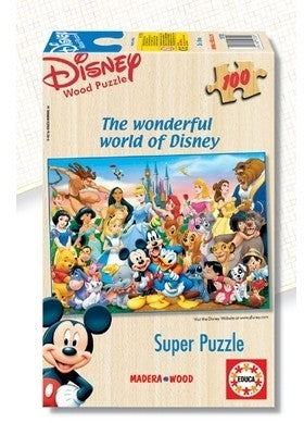 Puzzle 100pc The Wonderful World Of Disney