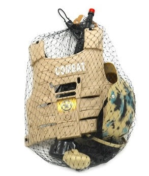 Dress Up Combat Army Set w Acc in Net