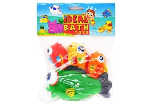 Honeybaby vinyl fish 4pc