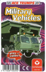 Military Vehicles Playing Cards