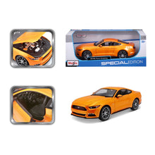 Load image into Gallery viewer, Ford Mustang GT 2015 (scale 1:18)(Orange)