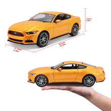 Load image into Gallery viewer, Ford Mustang GT 2015 (scale 1:18)(Orange)