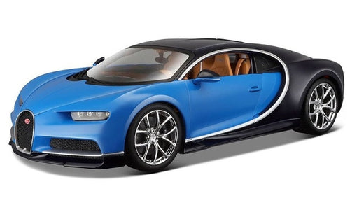 Bugatti Chiron (scale 1:24)(Blue)