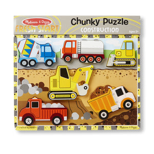 Melissa & Doug Construction Chunky Puzzle