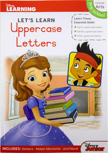 Disney Let's Learn-80pg Uppercase Letters