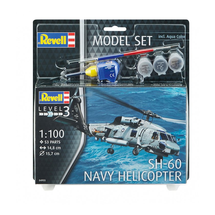 Model Set SH-60 Navy Helicopter 1/100