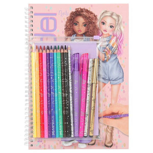 Top Model Colouring Book with Pen Set