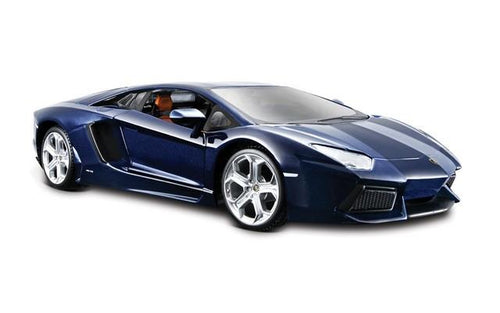 Lambo Aventador LP700-4 (scale 1:24) (Dark Blue/Orange)