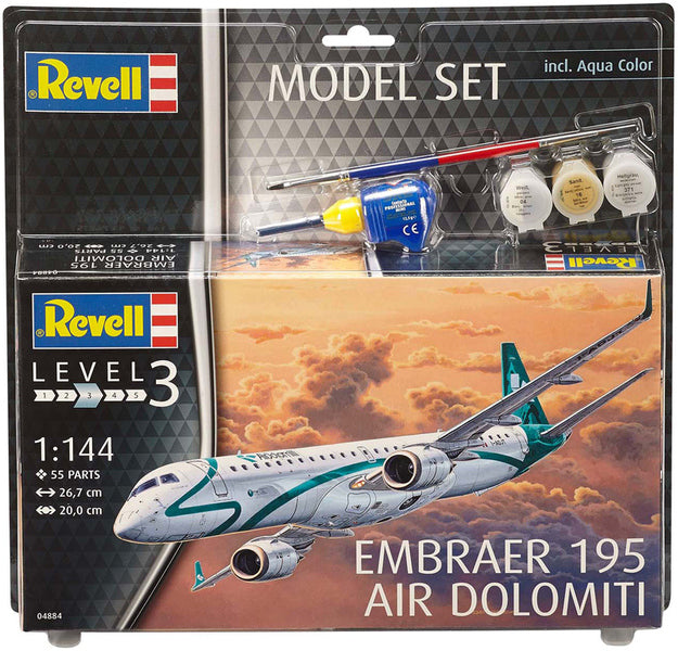 Model Set Embraer Erj 195 Air Dolomiti (scale 1 : 144)