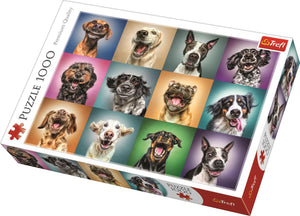 Puzzle 1000pc Funny Dog Portraits