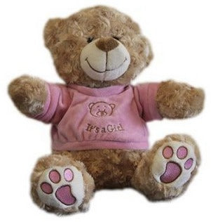 It's A Girl Bear Pink 32cm